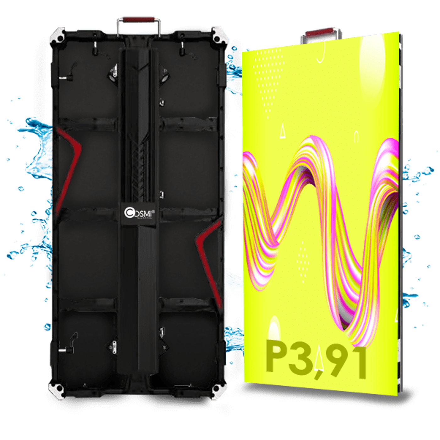 Pantalla COSMI rental P3.91 Plus-Flex exterior 500 x 1000