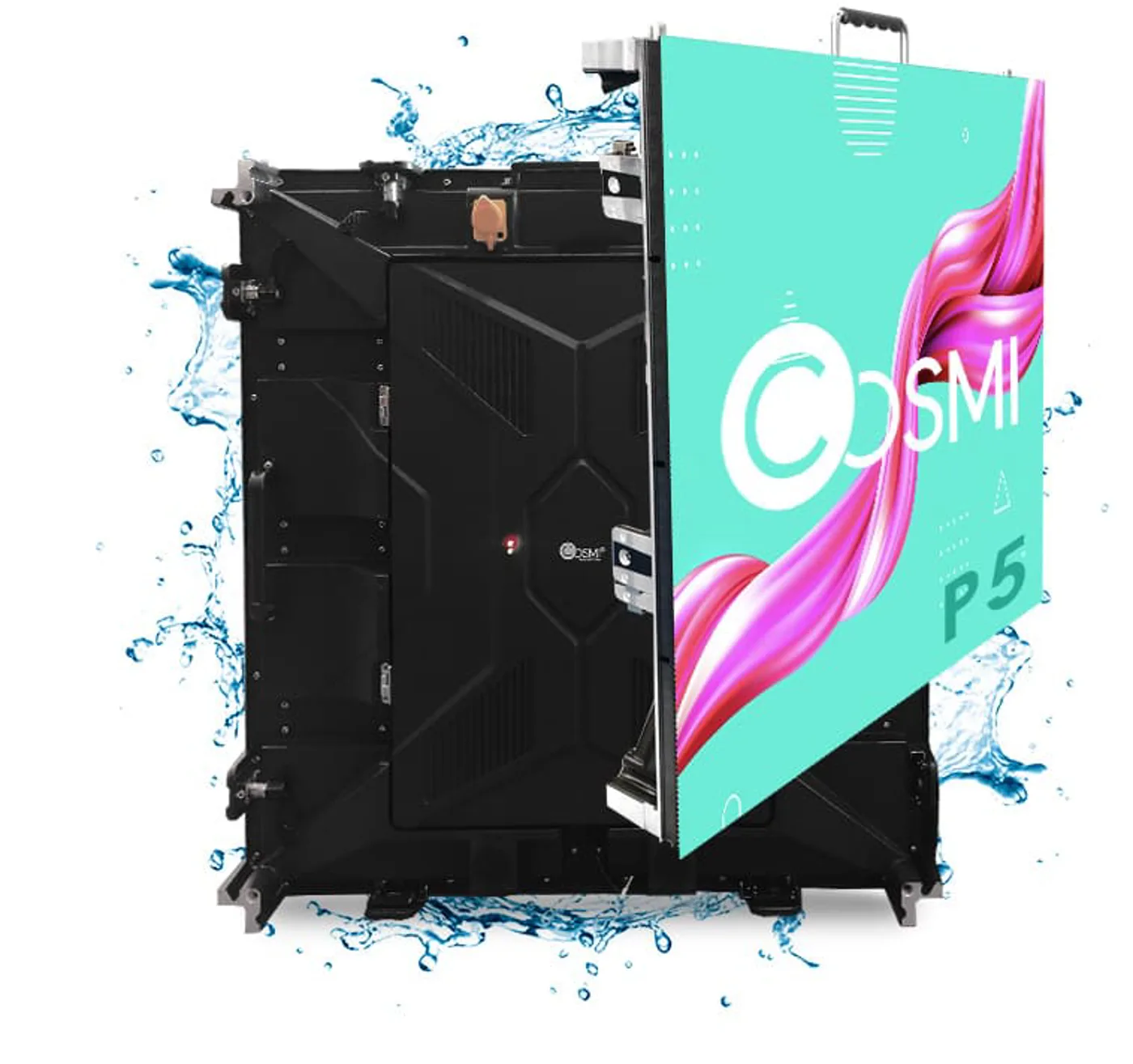 Pantalla COSMI rental P5 exterior aluminio