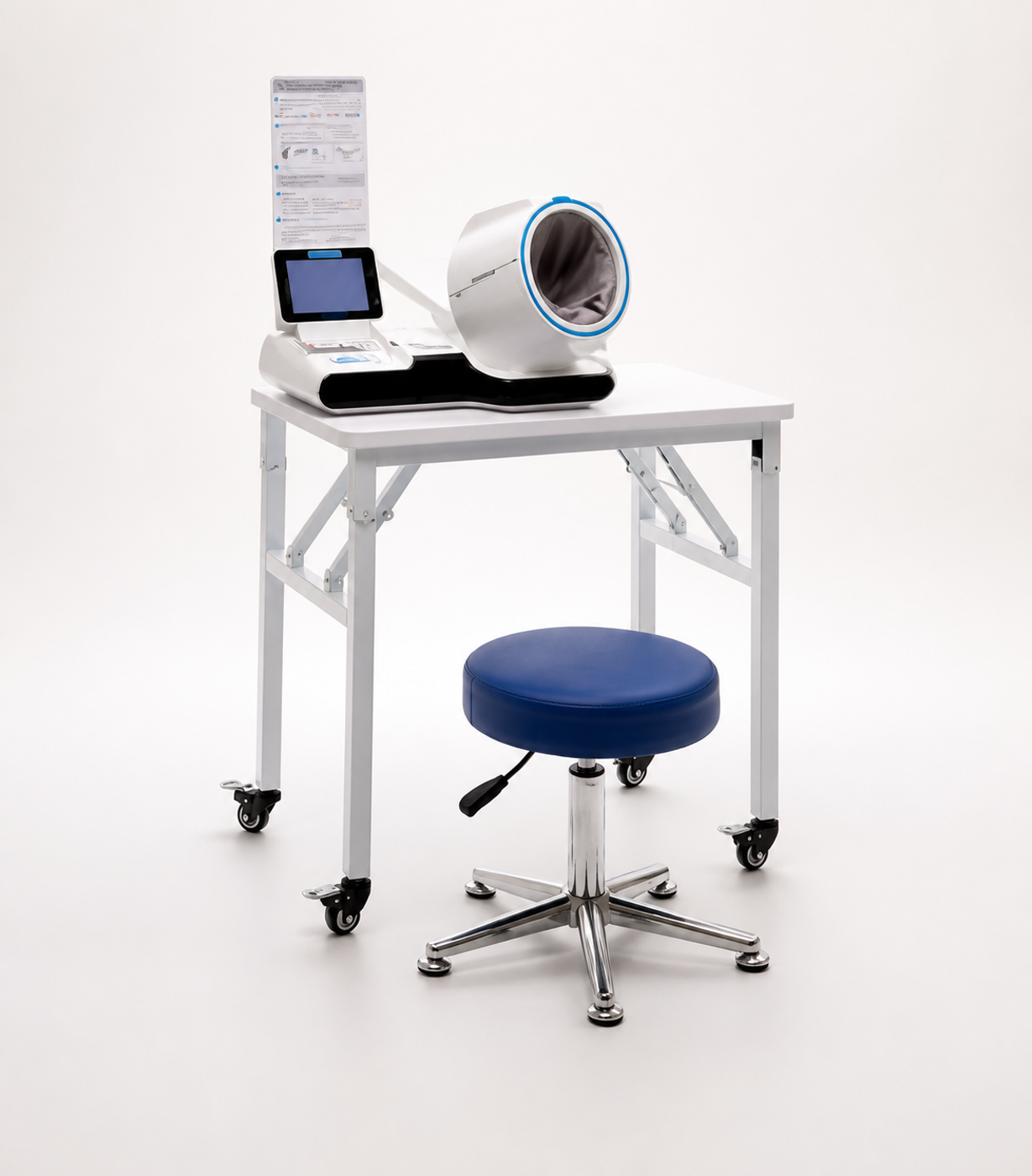 Tensiómetro profesional de mesa con silla Luminotecno TA01